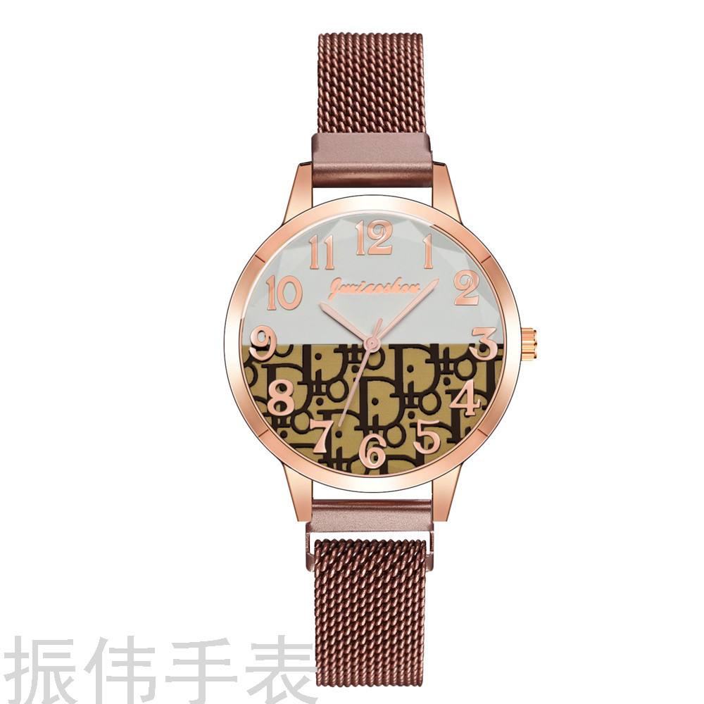 Reloj de mujer patchwork escala digital reloj de mujer reloj de cuarzo DIO crash color reloj de mujer en stock al por mayor Item Picture