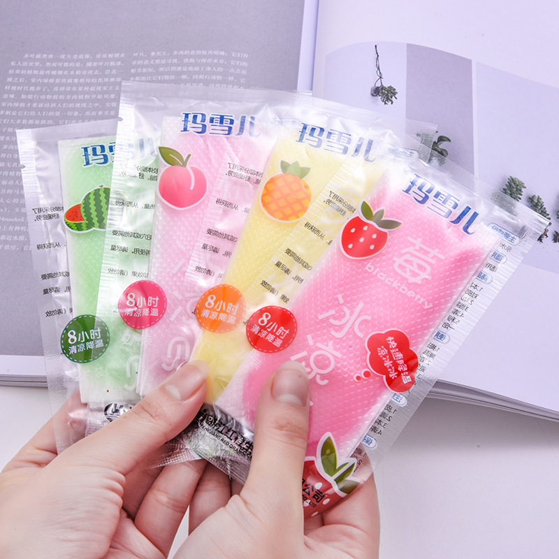 Summer cooling ice stickers and fruit series: Portable heat-relieving and cooling stickers for senior three students to prevent drowsiness, refresh the mind and invigorate the brain details Picture
