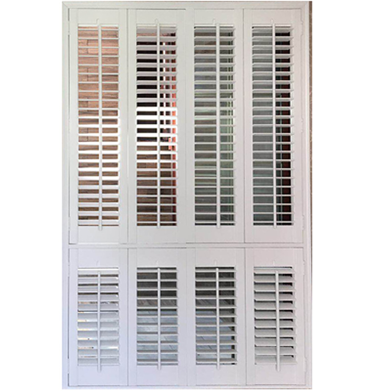 Factory direct sales of European-style solid wood louver doors and blinds. No need for drilling in bathrooms. On-site installation in Jiangsu, Zhejiang and Shanghai Application Scenario