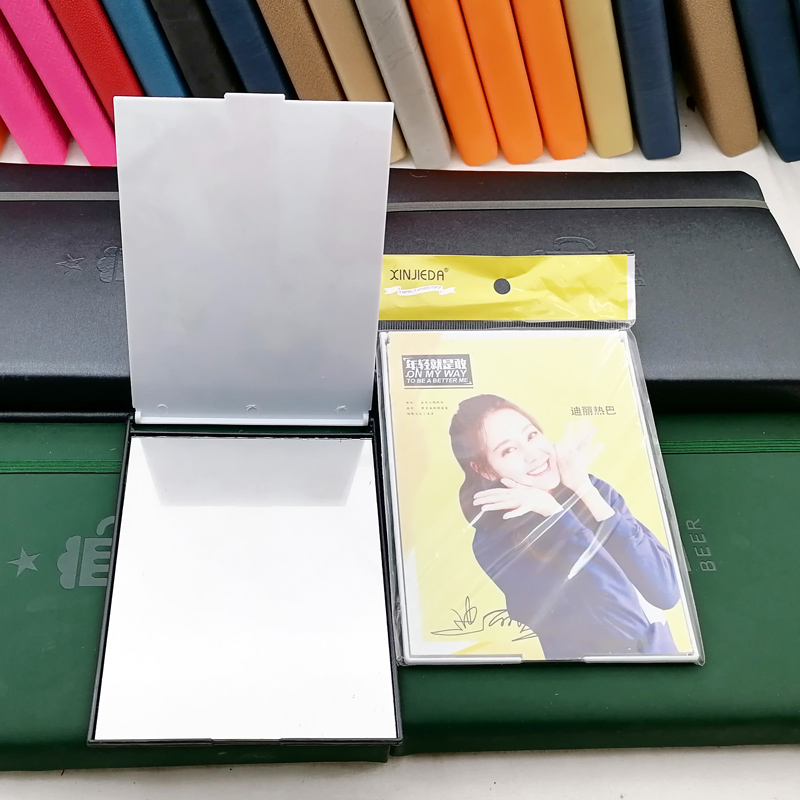 N3523B67 mirror Makeup mirror Folding Desktop Portable high-definition student wholesale in Yiwu 2-yuan store Specification image