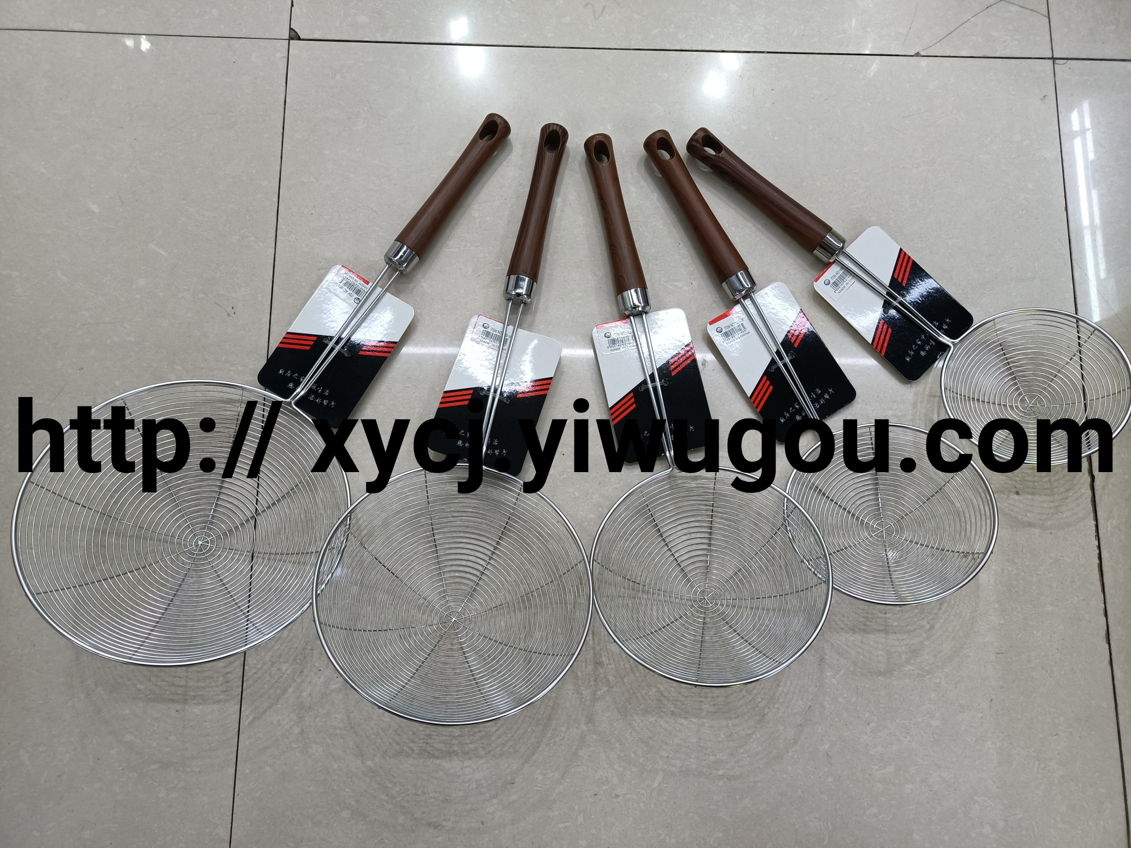 Factory direct sales of stainless steel wire filter for hot pot frying oil filter spoon mesh details Picture