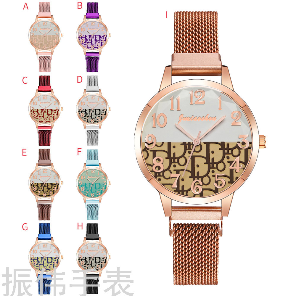 Reloj de mujer patchwork escala digital reloj de mujer reloj de cuarzo DIO crash color reloj de mujer en stock al por mayor Application Scenario