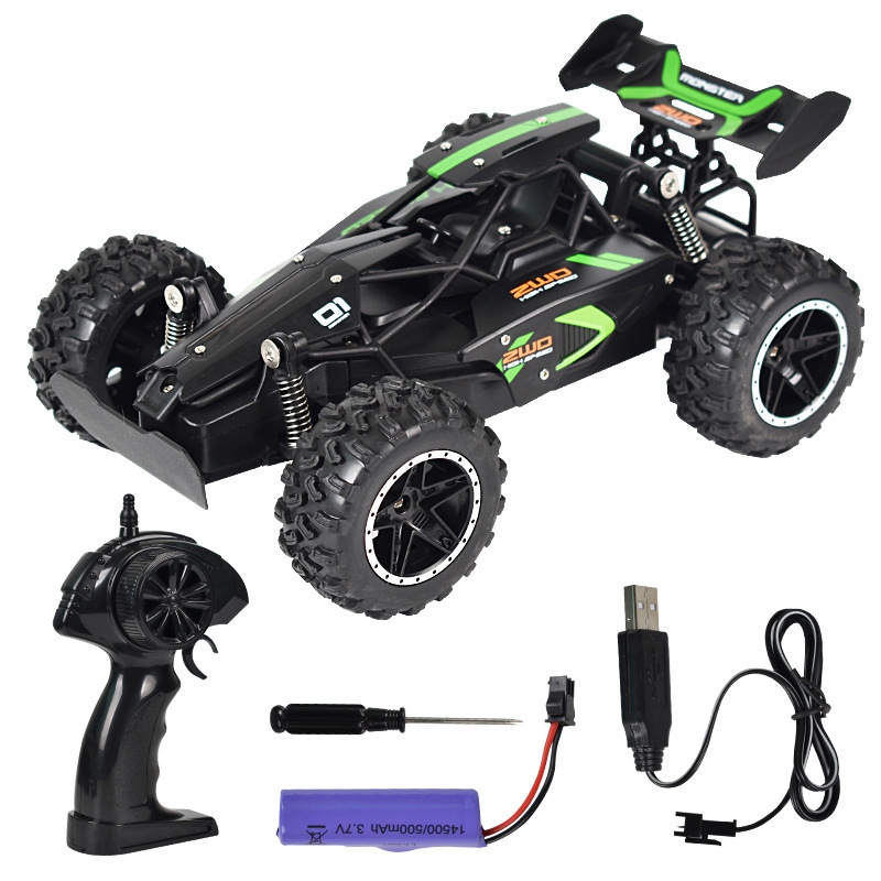 Cross-border best-selling new products: 1:18 small high-speed off-road climbing racing car, high-speed car, remote control car, children's toys are selling well Item Picture