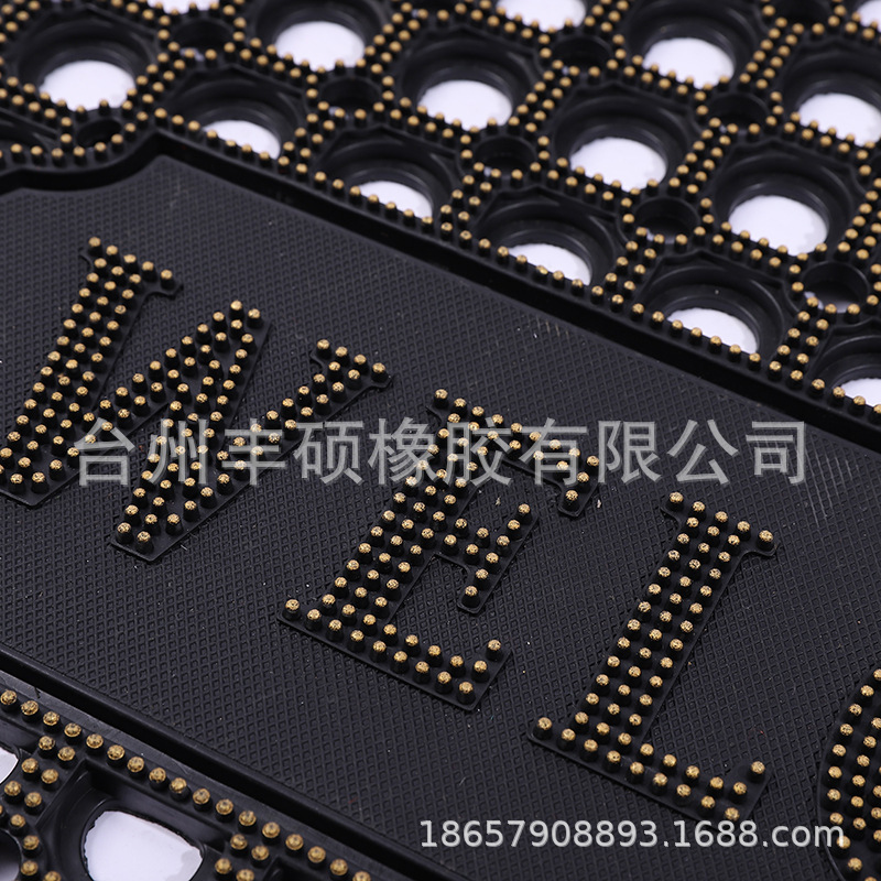 Factory direct sales of entrance door floor MATS, door rubbing pads for Tujia, rubber door rubbing pads for the outside, outdoor MATS and door MATS for the entrance Specification image