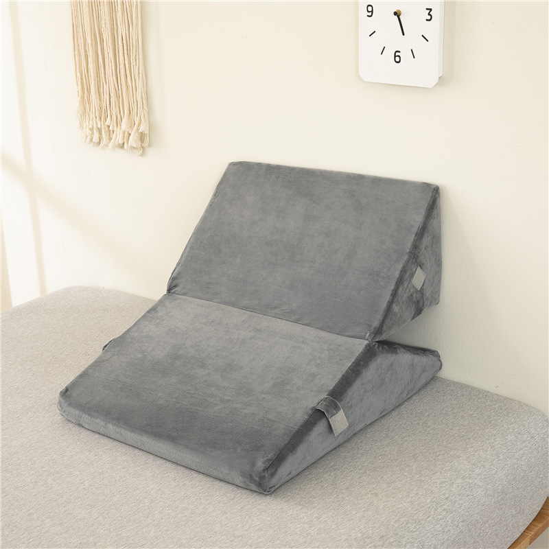 Cross-border memory foam with seven more functions: three-body cushion-shaped pillow, triangular wedge-shaped pillow, pregnant woman cushion, and leisure cushion full figure