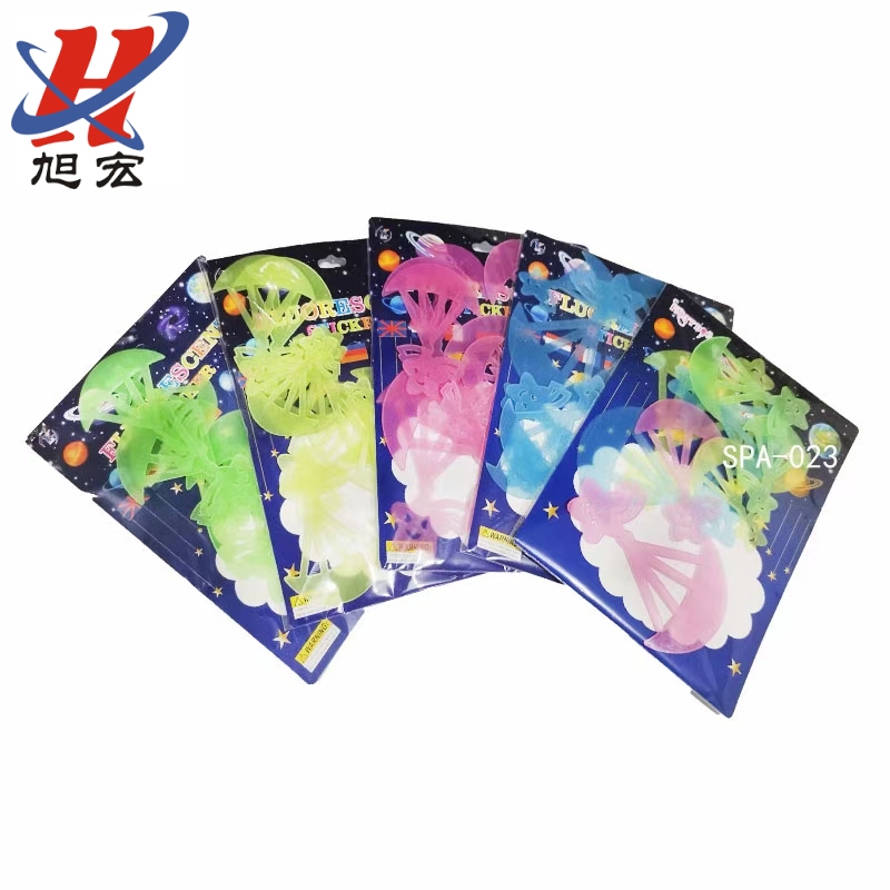 New glow-in-the-dark wall stickers, alphanumeric dolphin smiling stars, fluorescent wall stickers, room decorations details Picture