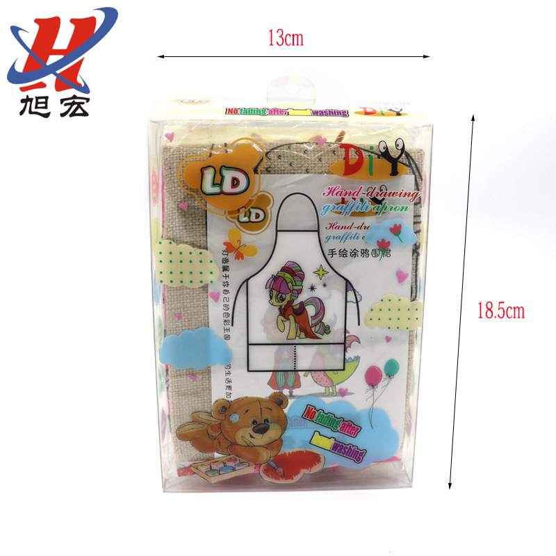 DIY children's apron educational toys handmade DIY adhesive filling graffiti painting wholesale and retail