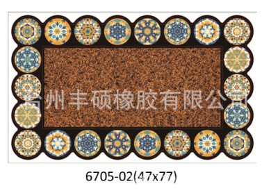 Outdoor door MATS, lawn MATS, entrance door MATS, rubber floor MATS, anti-slip MATS, factory direct sales, best-selling new products, hot sales in foreign trade Specification image