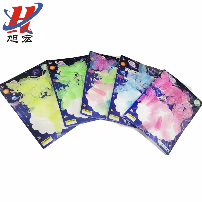 New glow-in-the-dark wall stickers, alphanumeric dolphin smiling stars, fluorescent wall stickers, room decorations