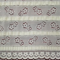 Elastic feather yarn cow louver fabric