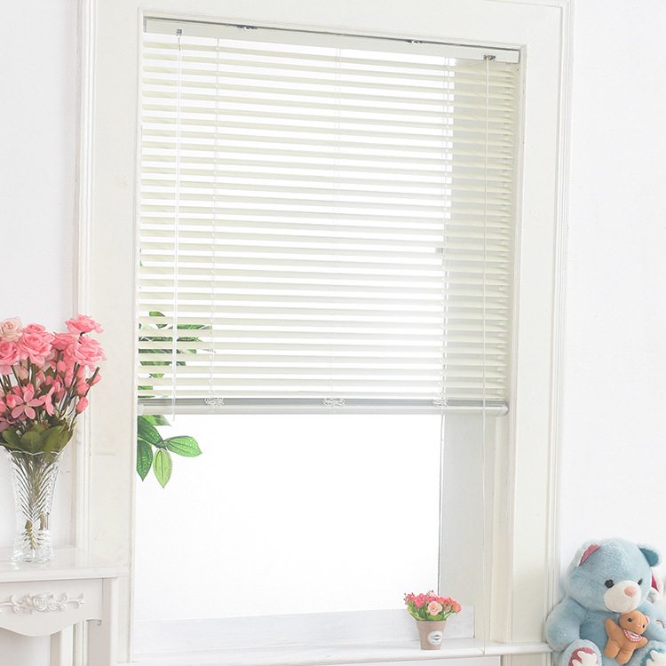The manufacturer supplies light-blocking and heat-insulating household blinds and hotel plain aluminum alloy waterproof blinds for wholesale details Picture