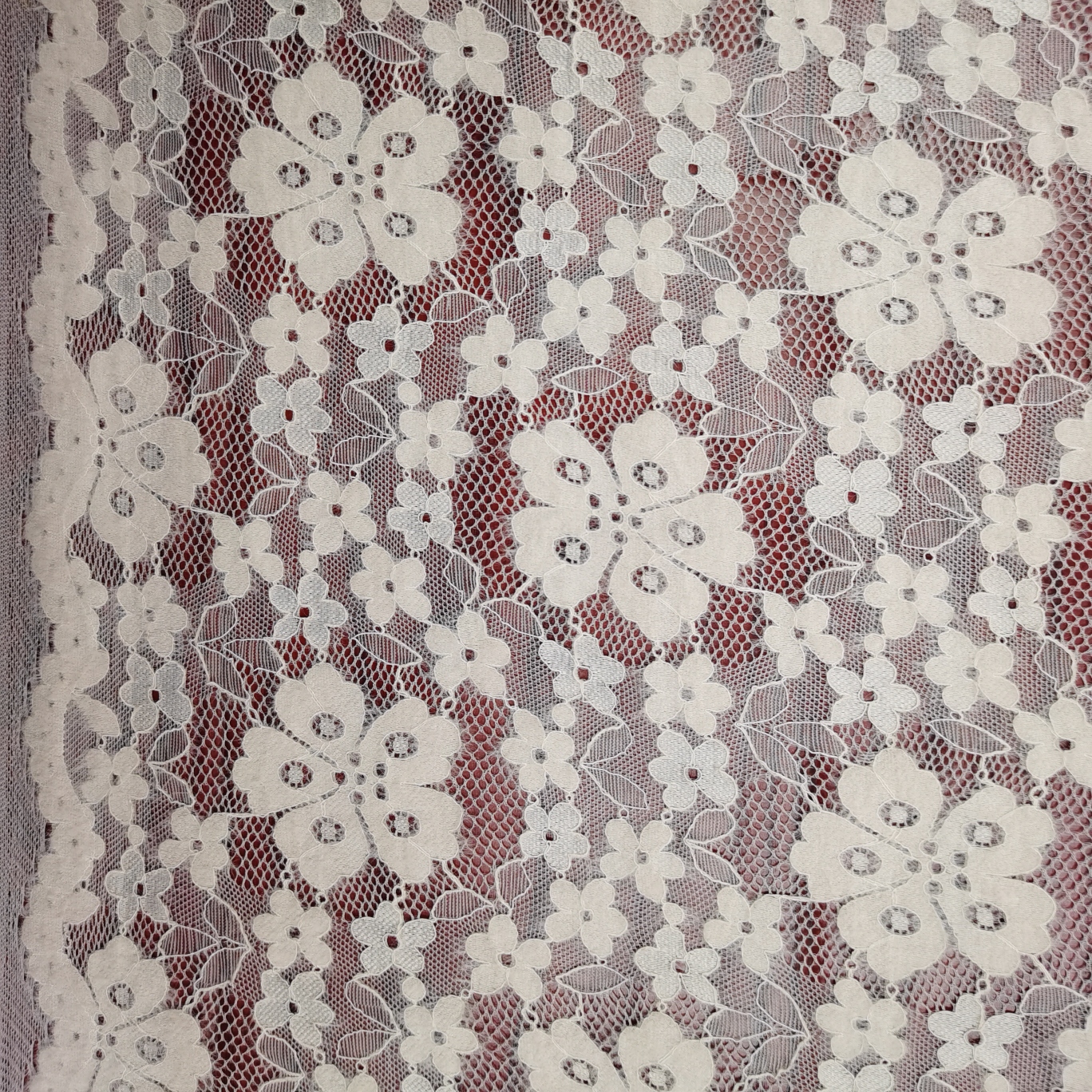 Lace brocade ammonia feather yarn fabric garment accessories