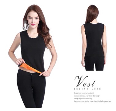 Thermal vest, women's fleece thickened, autumn and winter thermal underwear, mother's thermal top, middle-aged and elderly base underwear, waistcoat Application Scenario