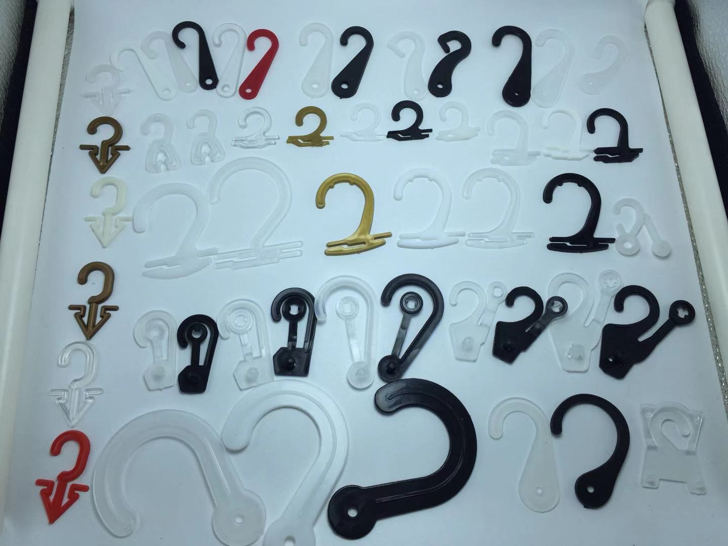 塑料扣钩包装袋挂钩小配件折叠钩纸卡挂钩小纸盒挂钩袜子挂钩按扣