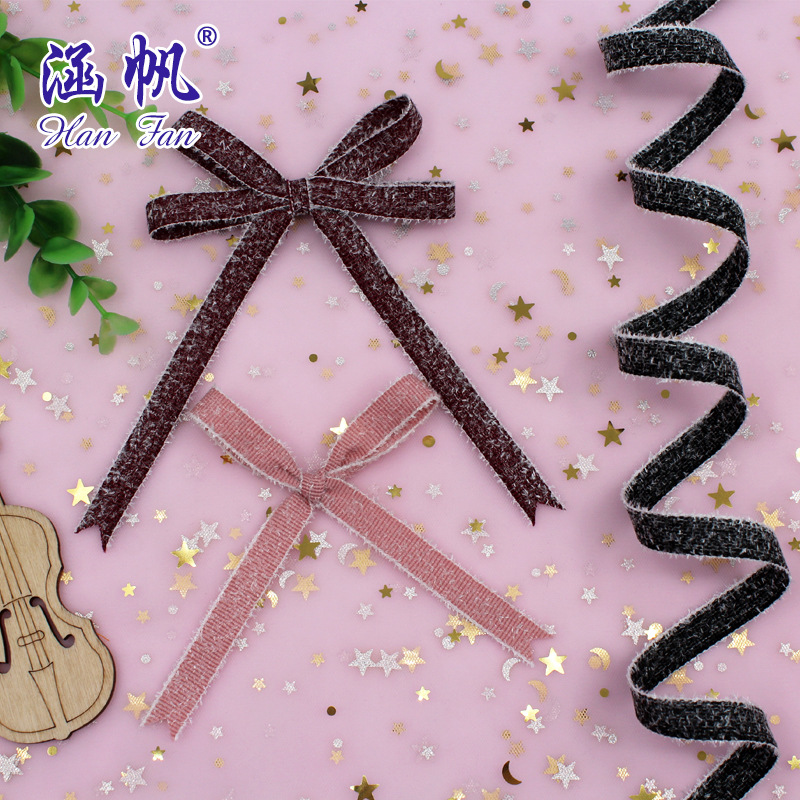 3 points how many hair hair belt high-end jewelry gift box packaging ribbon color ribbon manufacturers direct sales