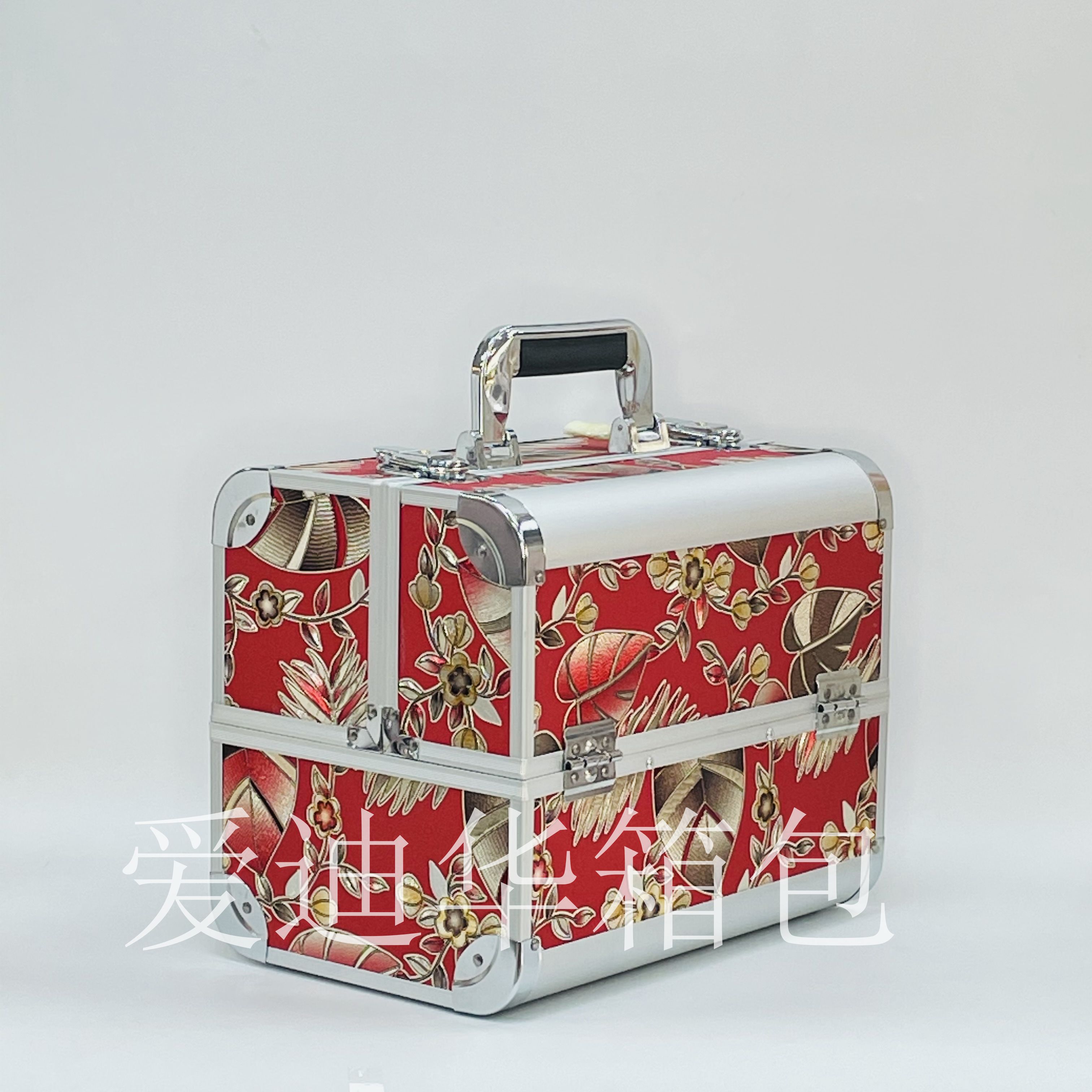 New tree-leaf-patterned portable multi-functional storage box for beauty, makeup, eyelash and nail care Application Scenario