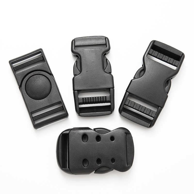 Fastener polyoxymethylene safety buckle, nylon stroller buckle, pom fastener, white flat buckle, luggage accessories Item Picture