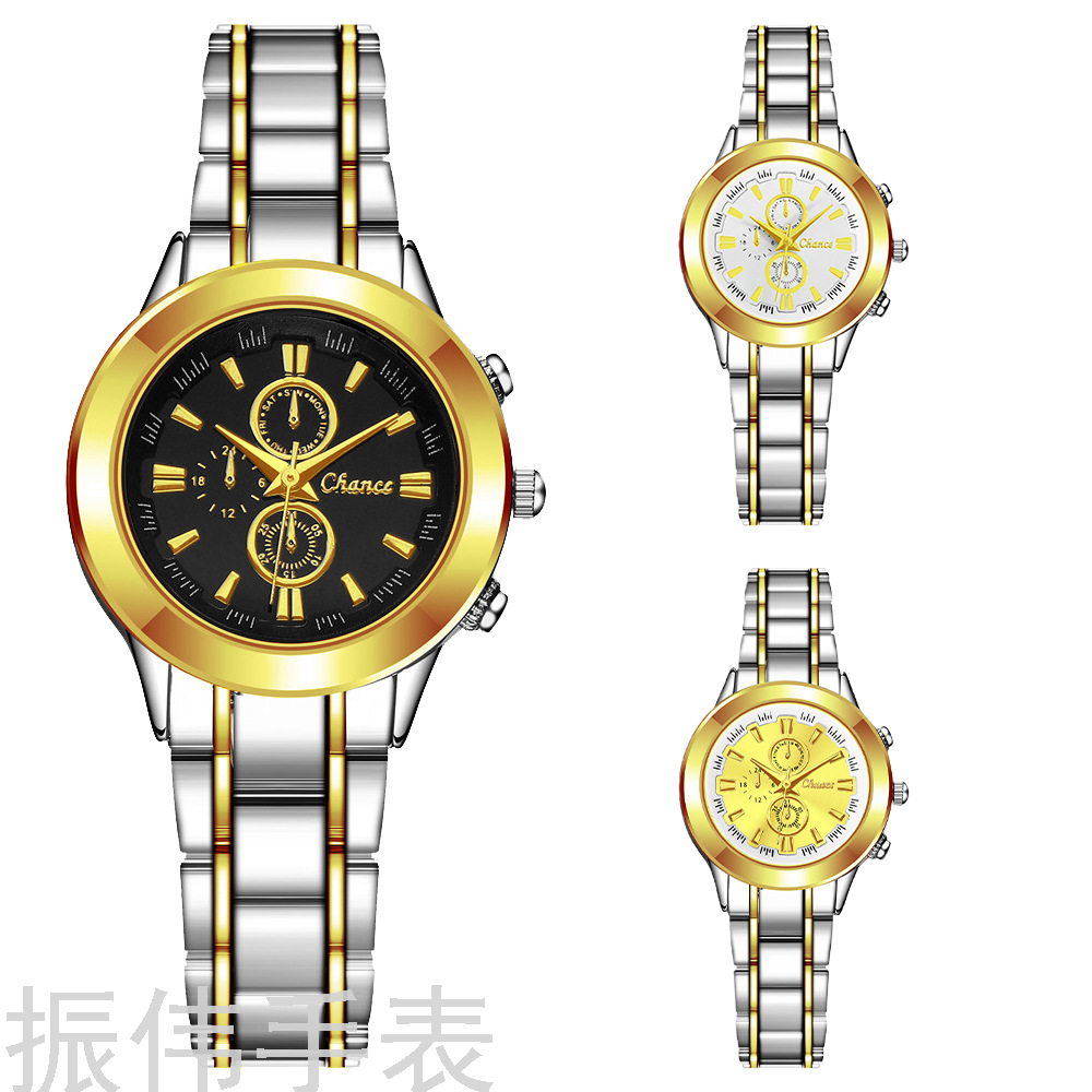 Simple and fashionable Women's steel band watches, business and casual wristwatches, direct sales from women's factory details Picture