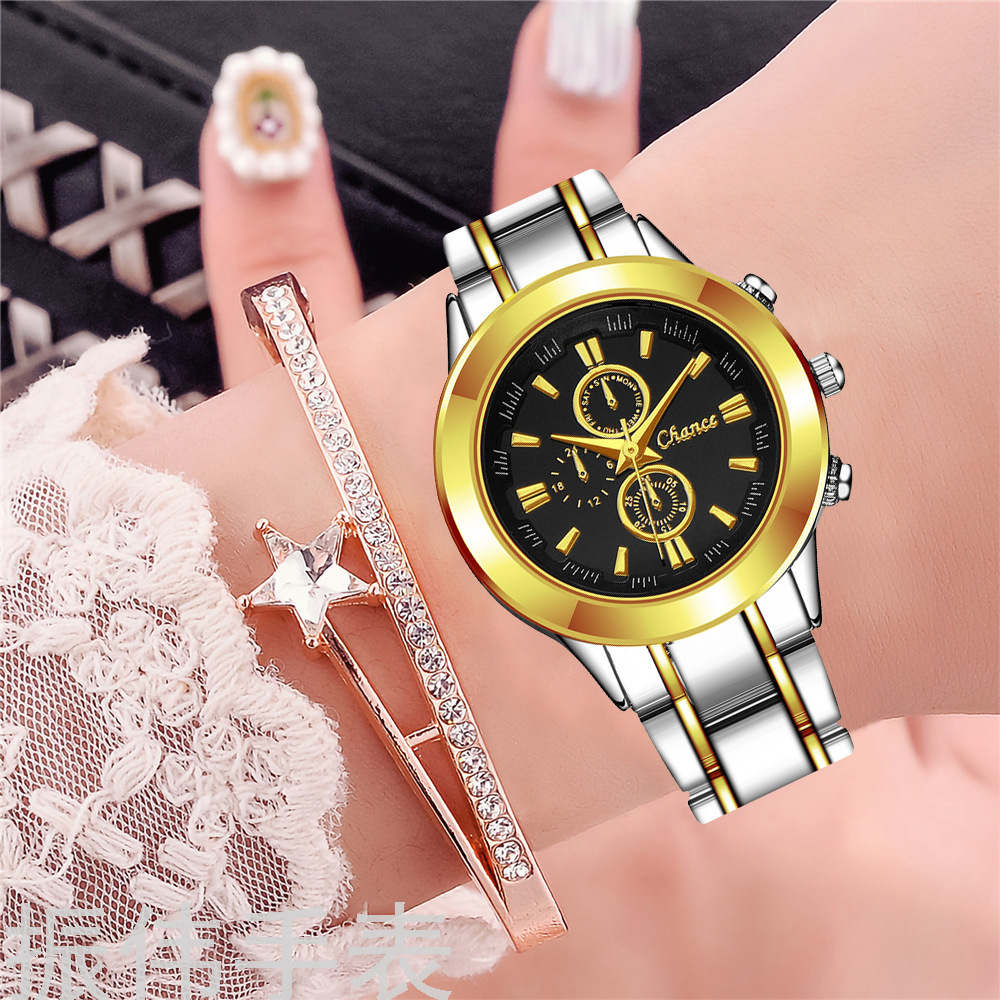 Simple and fashionable Women's steel band watches, business and casual wristwatches, direct sales from women's factory Item Picture