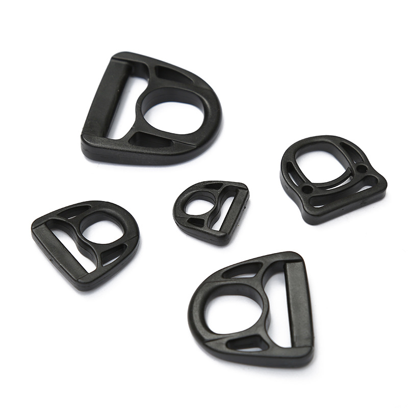 Plastic D-buckle luggage semi-round buckle solid D-shaped buckle adjustable plastic D-buckle schoolbag accessories are in stock and will be dispatched on the same day Item Picture