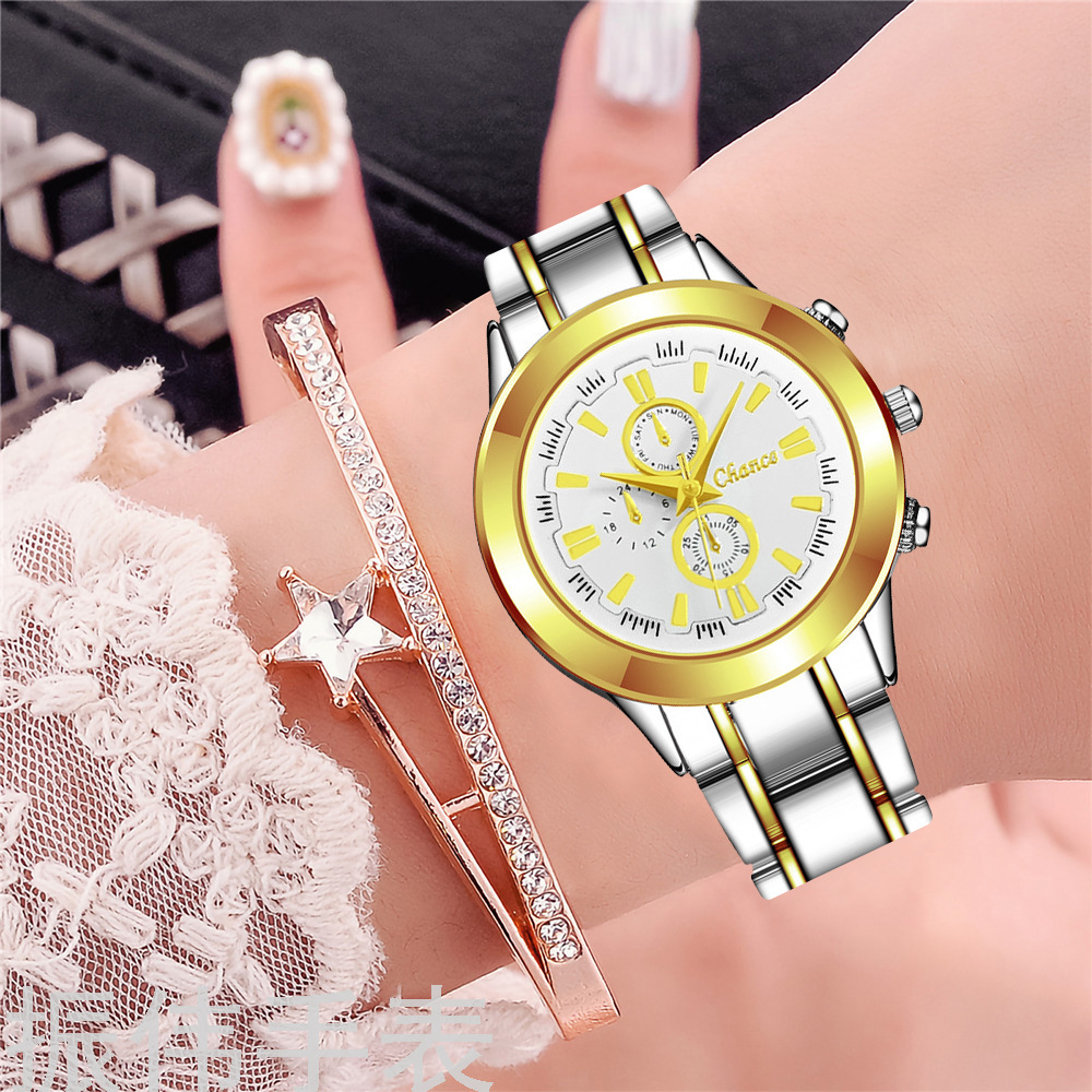 Simple and fashionable Women's steel band watches, business and casual wristwatches, direct sales from women's factory Application Scenario