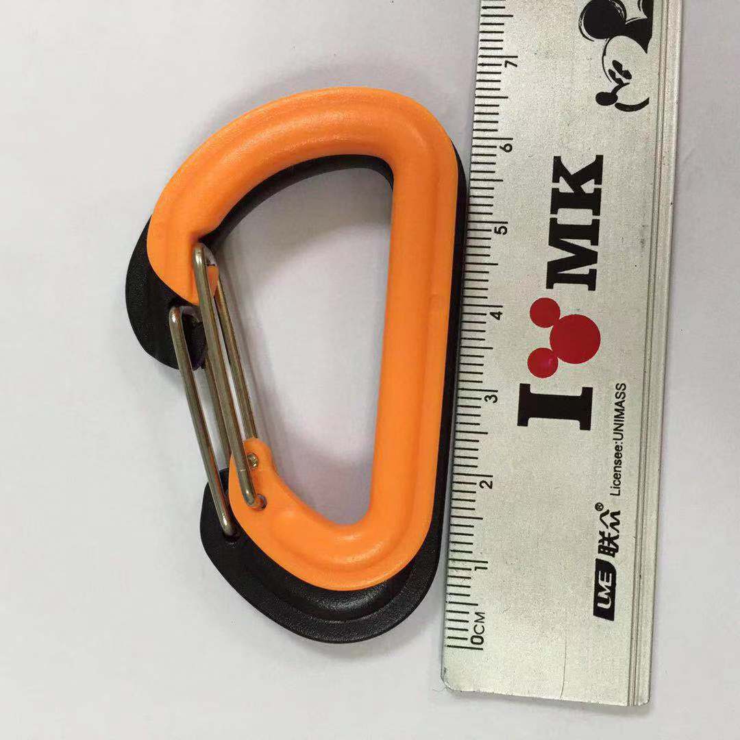 Mountaineering hooks, keychains, quick-hanging hooks, plastic hooks of various sizes, mountaineering hooks, backpack hooks, luggage accessories details Picture