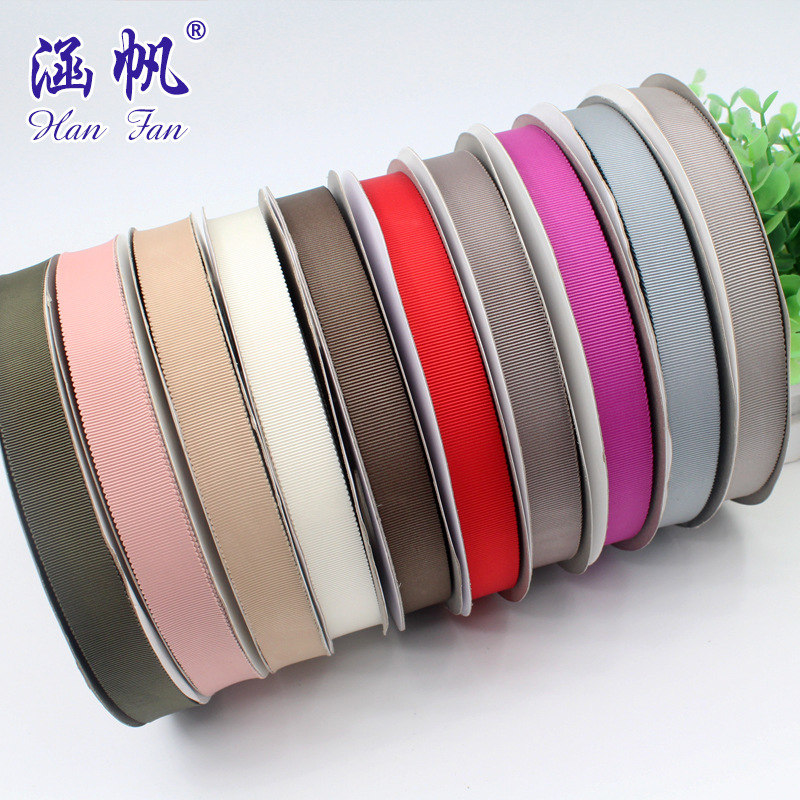 2CM multi-color polyester hat strap, silk strap, wedding chair back packaging strap, factory direct sales, woven strap wholesale details Picture