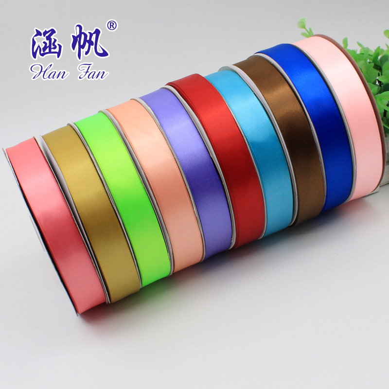 2.5cm polyester ribbon wedding hand ribbon bow packaging box webbing manufacturers direct printing custom thumbnail