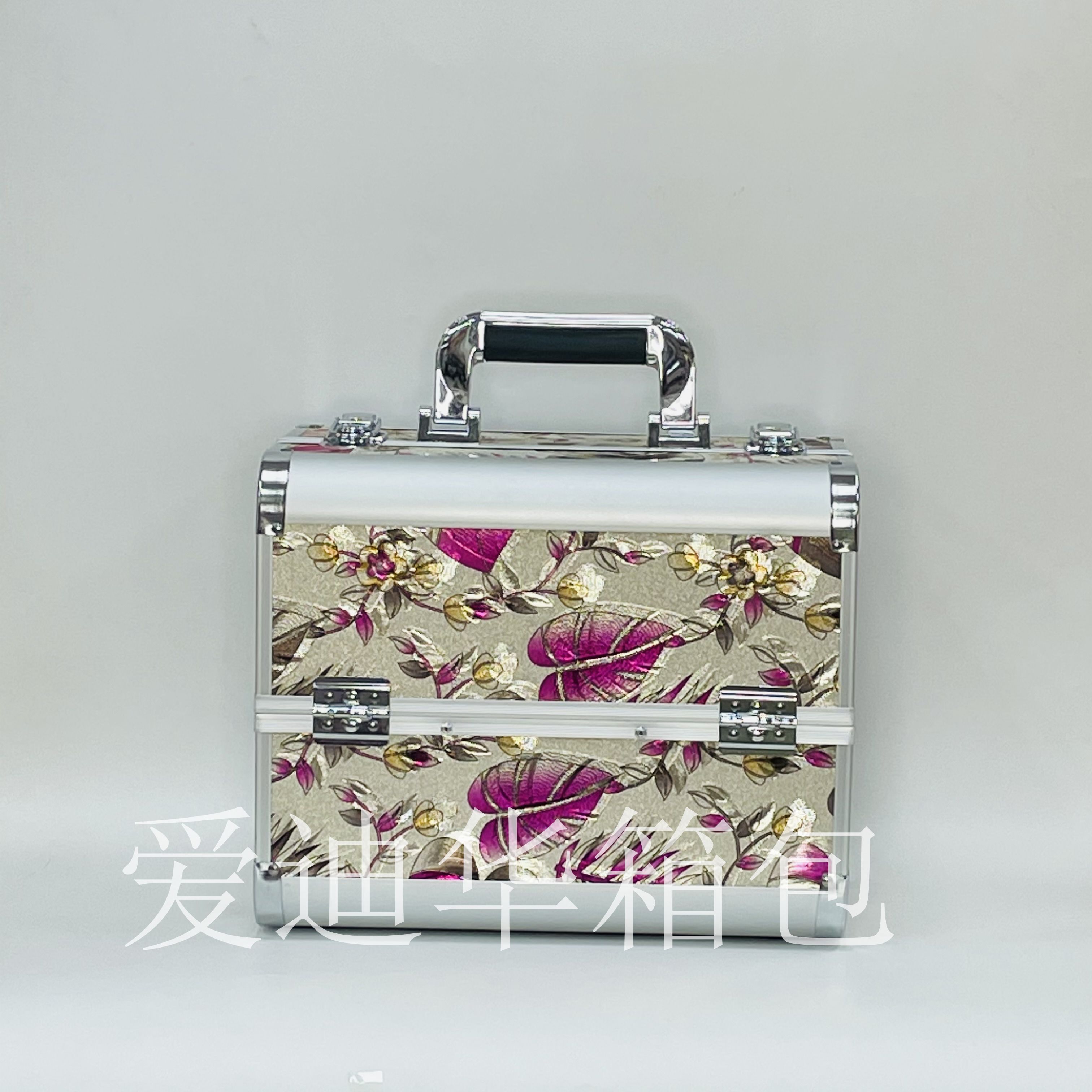 New tree-leaf-patterned portable multi-functional storage box for beauty, makeup, eyelash and nail care details Picture