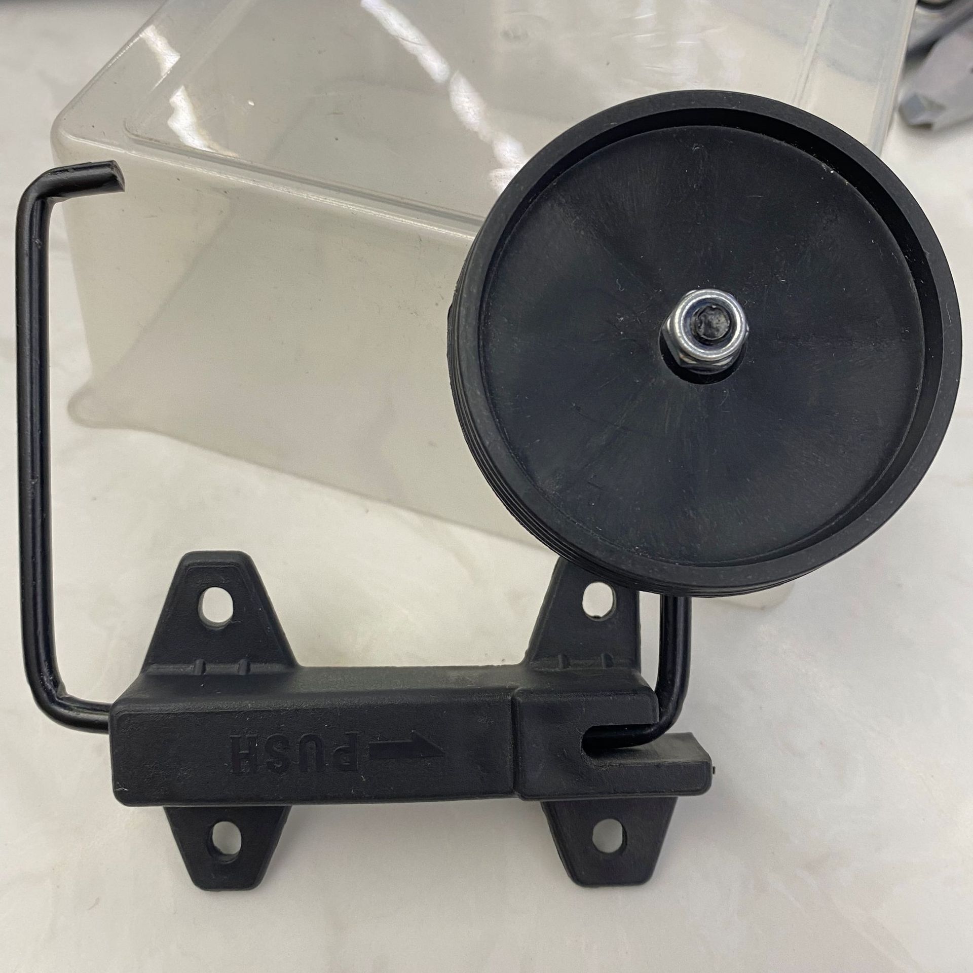 Wholesale of in-stock quick-delivery vegetable basket wheels, shopping folding wheels, supermarket shopping bag wheels, square portable luggage wheels