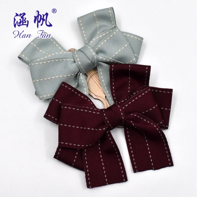 Custom 12 Points Tacchi Ribbon Six Ear Bag Waist Bow 4Cm Wide Jumper Bag Waist Bow Bow Tie