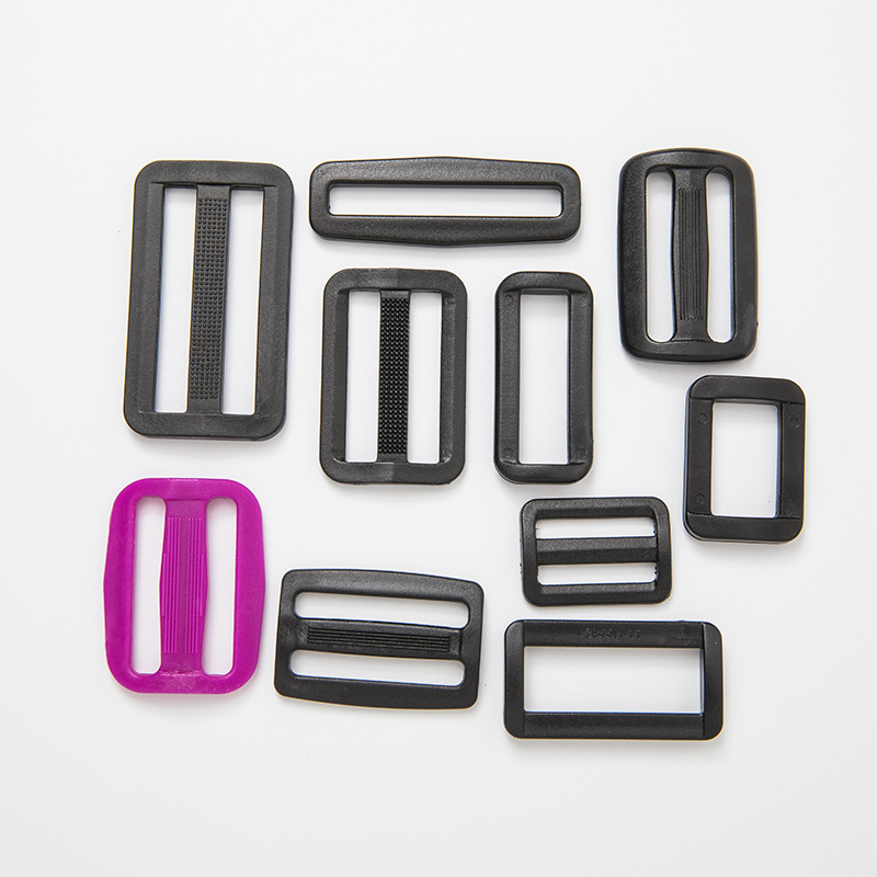Low-price promotion: Backpack webbing buckles, ladder buckles, square buckles, plastic adjustable buckles, three-position buckles details Picture