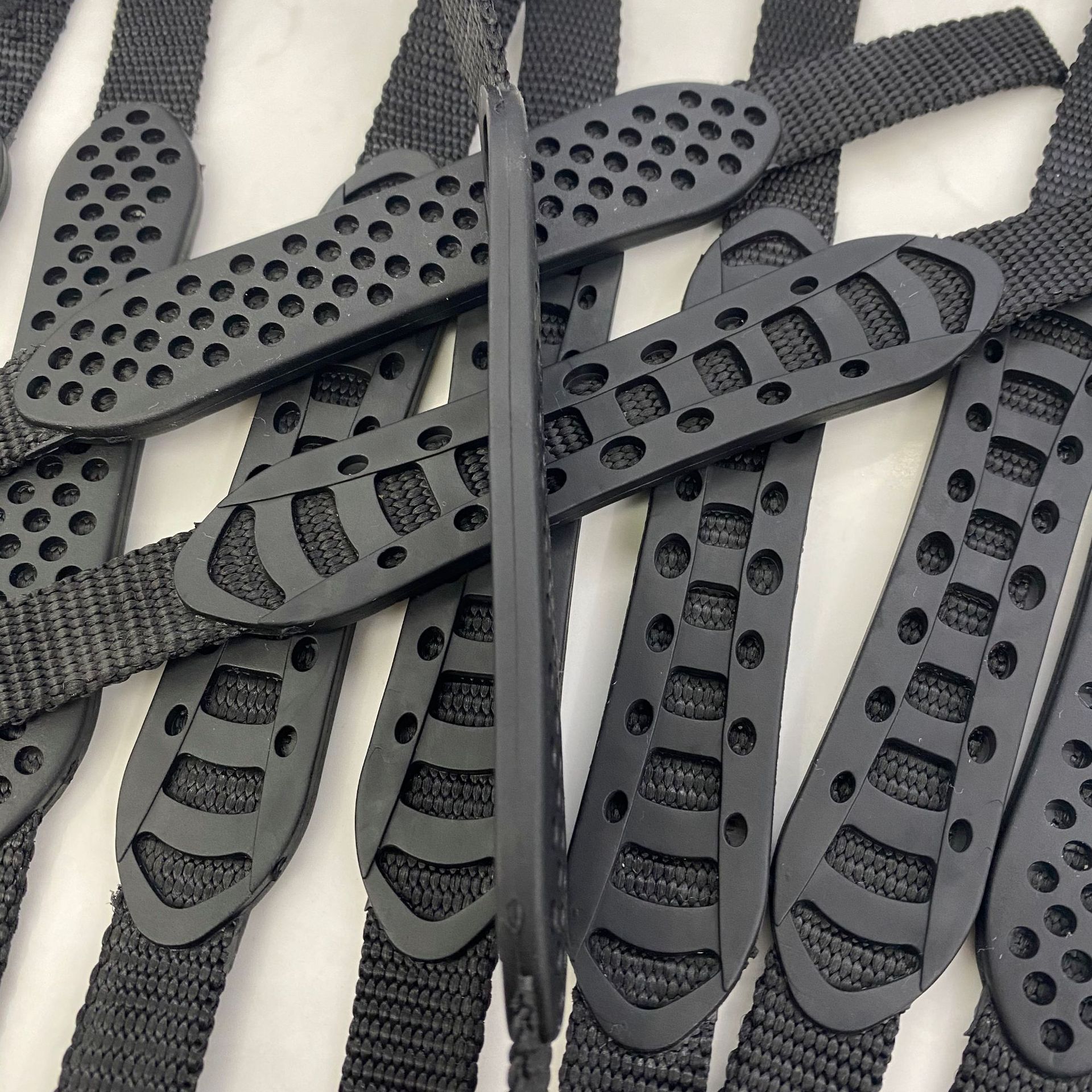 Woven strap handle bags, woven strap handle bags, fixed woven strap plastic handle, large stock wholesale details Picture