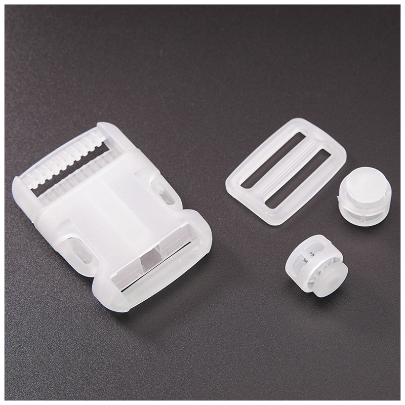 Factory direct sales with low prices for webbing buckles, ladder buckles, mesh buckles and transparent plastic adjustment buckles Item Picture