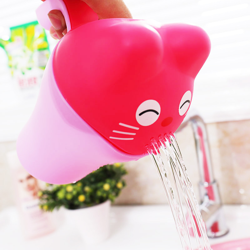 Baby wash tazas de ducha para niños cuchara de ducha de bebé cuchara de plástico grande cuchara de agua para bebés recién nacidos Specification image