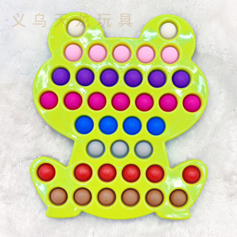 跨境热销彩色青蛙泡泡乐桌面益智儿童玩具灭鼠先锋我是高手