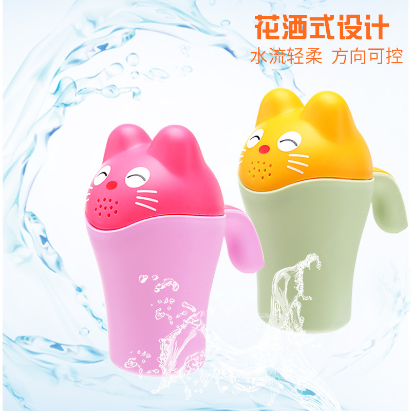 Baby wash tazas de ducha para niños cuchara de ducha de bebé cuchara de plástico grande cuchara de agua para bebés recién nacidos details Picture