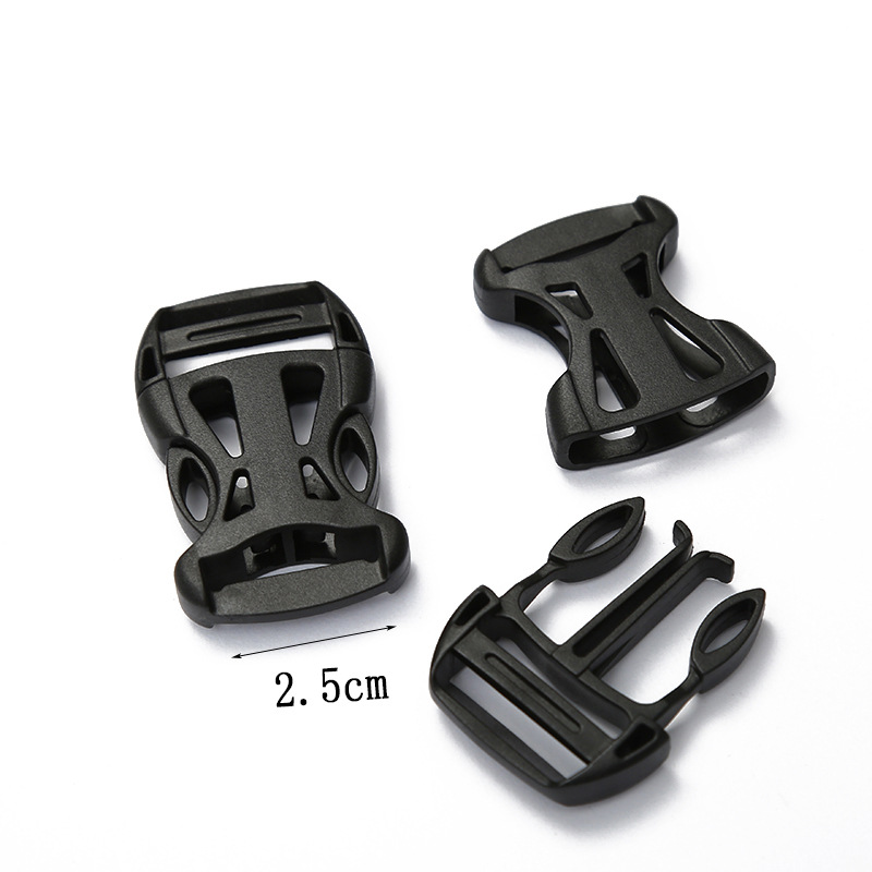 Plastic socket for luggage, flower-shaped socket, plastic adjustable buckle, double pull socket, schoolbag buckle, and various specifications of webbing buckle details Picture