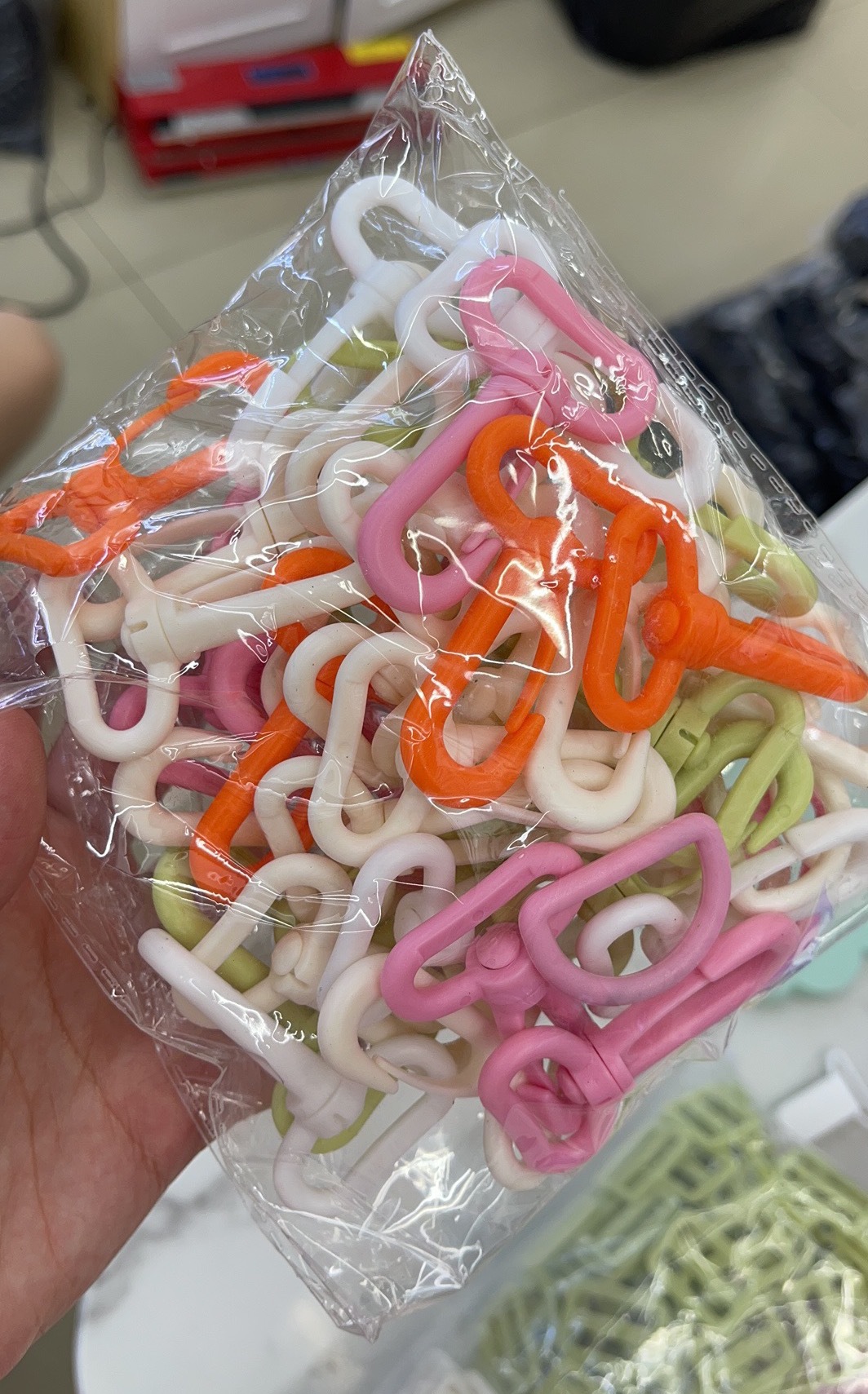 2.5cm children's water bottle rope buckle series D-shaped buckle, Japanese character-shaped buckle, swivel hook, bag shoulder strap buckle, webbing adjustment buckle, color Specification image