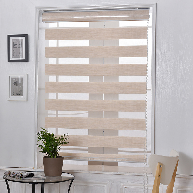 Wholesale of imitation linen soft gauze curtains in stock. Customized office, bathroom, bedroom and living room blackout blinds are available