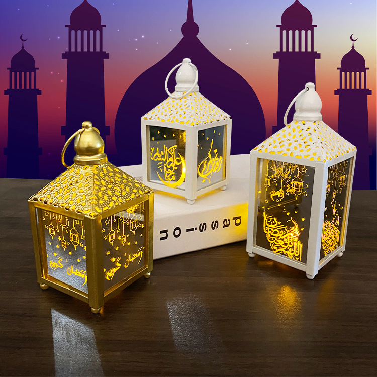 New style small wind lantern decorative lantern eid mubarak Wind Lantern ramadan ornament Cross-border exclusive supply