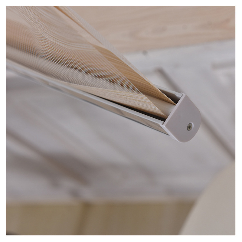 Wholesale of imitation linen soft gauze curtains in stock. Customized office, bathroom, bedroom and living room blackout blinds are available Item Picture