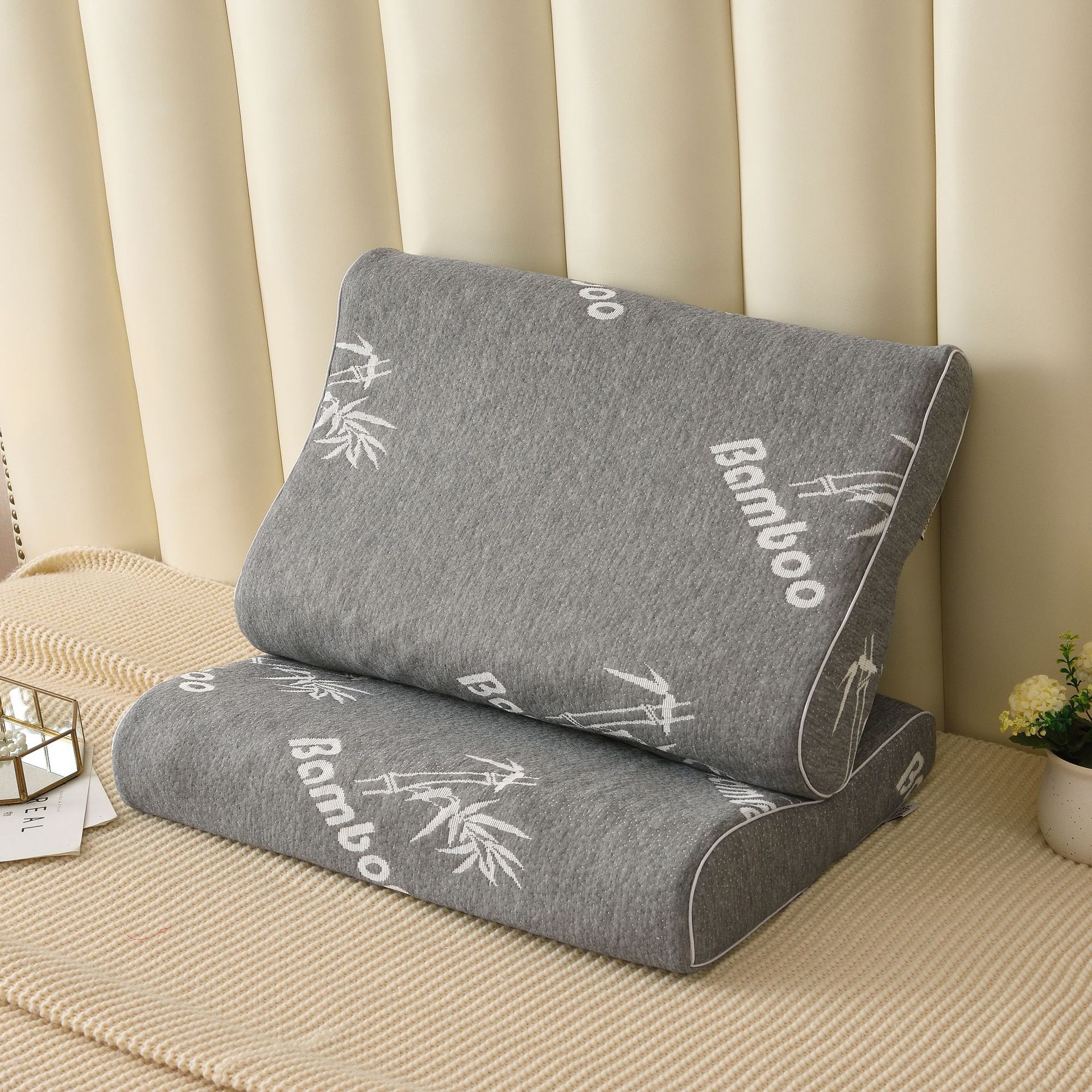 厂家直销 泰国进口天然乳胶大颗粒按摩枕 护颈椎助睡眠