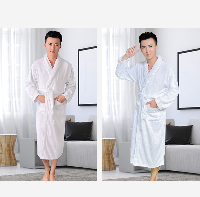 浴袍实物图
