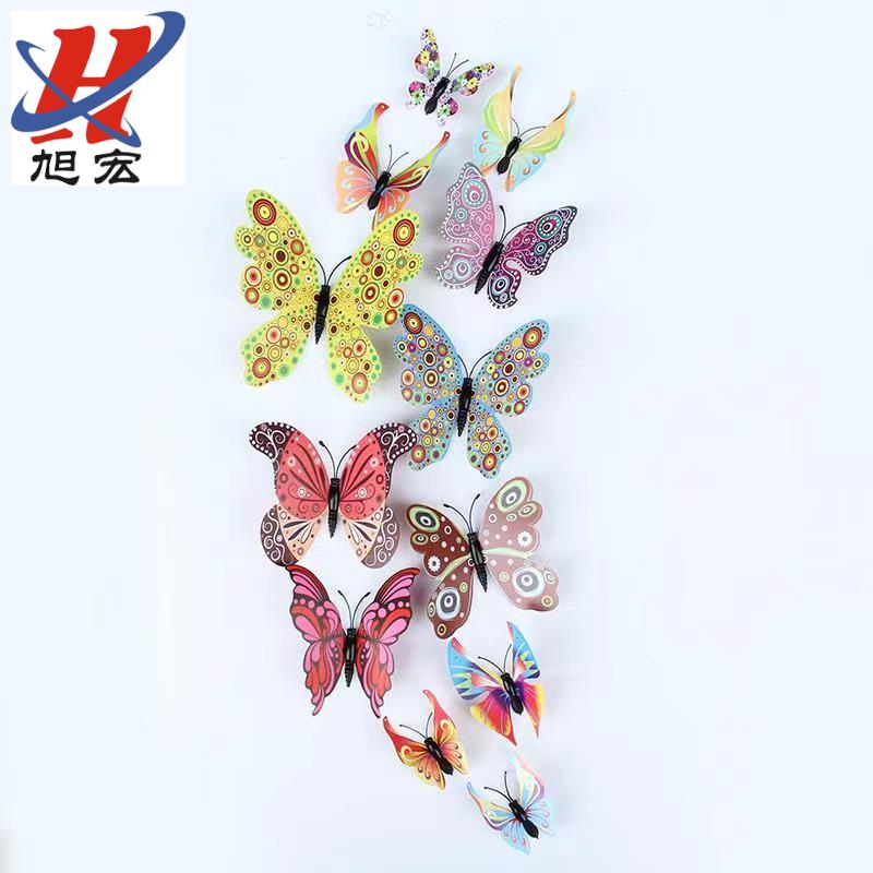 墙贴/立体蝴蝶贴/冰箱贴磁铁蝴蝶细节图