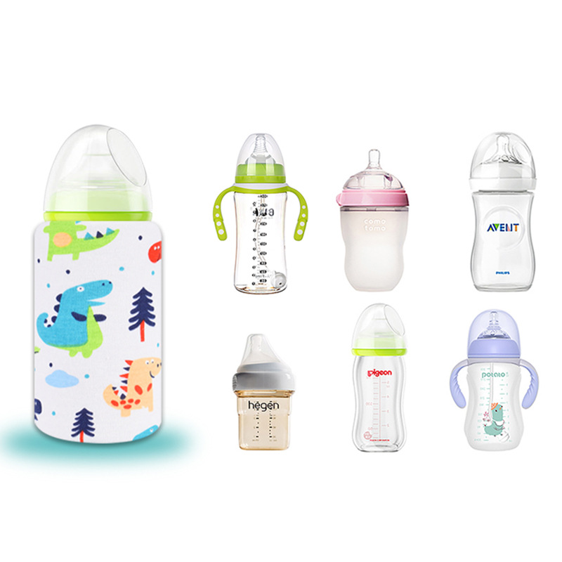 Window window baby bottle insulation cover, winter constant temperature heating USB portable insulation bag, thickened warm universal baby bottle cover Specification image