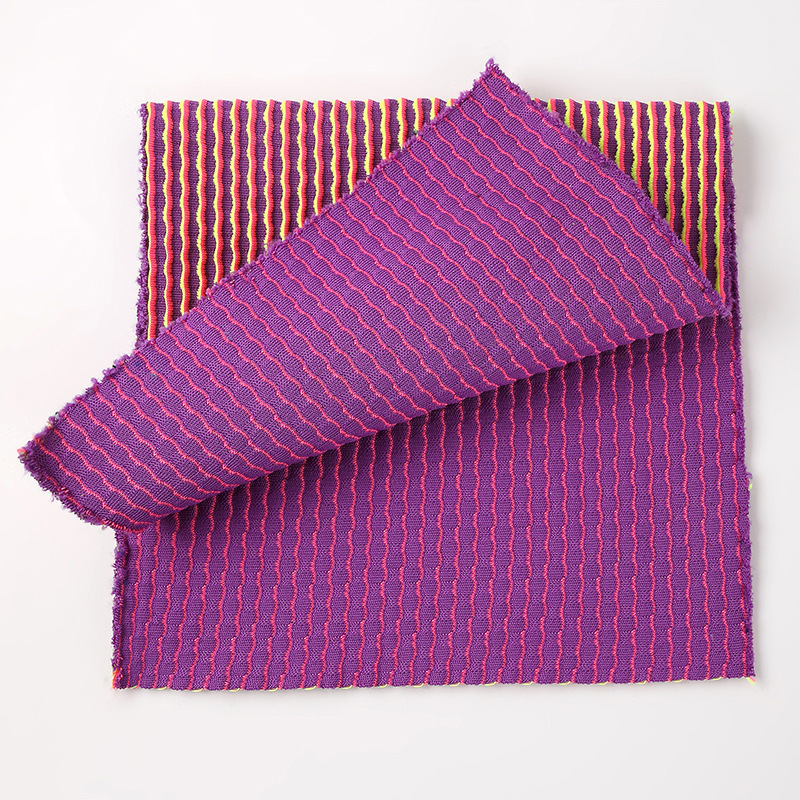 厂家直销双色经编网布 双色飞织布 飞织鞋材面料 帽子双色布料