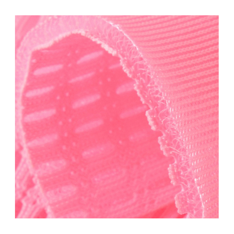 Special sandwich mesh fabric, solid-color mesh air layer breathable fabric, all-polyester shoe material, chair fabric Item Picture