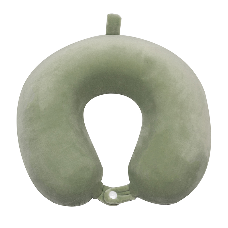 Solid-color U-shaped pillow, memory foam, comfortable driving travel neck pillow, airplane pillow, office prone sleep and midday rest neck pillow Item Picture