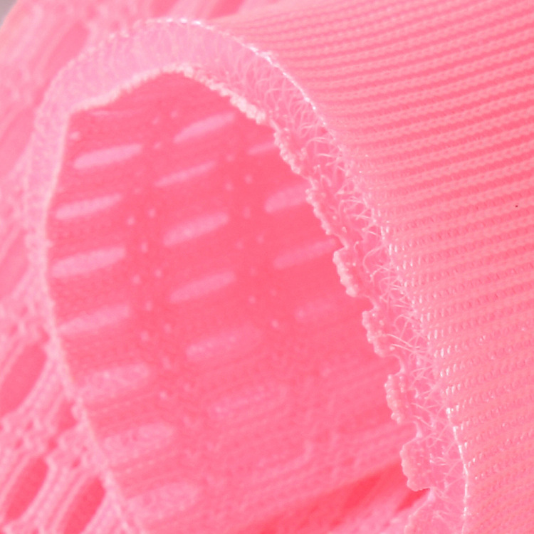 Special sandwich mesh fabric, solid-color mesh air layer breathable fabric, all-polyester shoe material, chair fabric Specification image